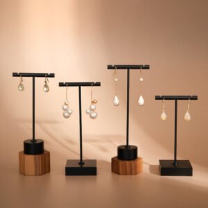 Black T Bar Earring Display Stand 6