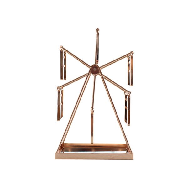 Présentoir rotatif pour boucles d'oreilles avec grande roue 1