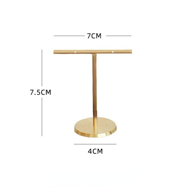 Gold Metal T Bar Earring Display Stand 2
