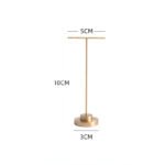 Gold Metal T Bar Earring Stand