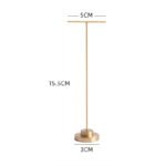 Gold Metal T Bar Earring Stand