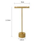 Gold T Bar Earring Display Stand