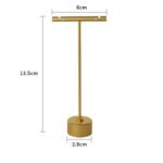Gold T Bar Earring Display Stand