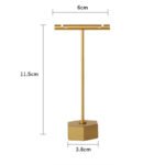 Gold T Bar Earring Display Stand