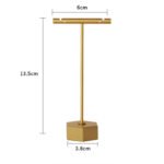 Gold T Bar Earring Display Stand