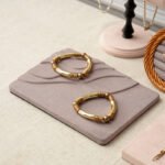 Rosa-lila minimalistische Schmuck-Display-Sets