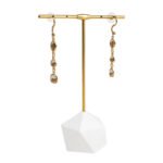 T Bar Earring Display Stand with Plaster Base 1