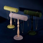 Velvet T Bar Necklace Bracelet Display Stand