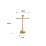 Vintage Gold T bar Earring Holder 2