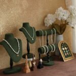 Vintage Wood Cone Ring Holder for Ring Display