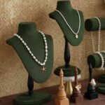 Vintage Wood Cone Ring Holder for Ring Display