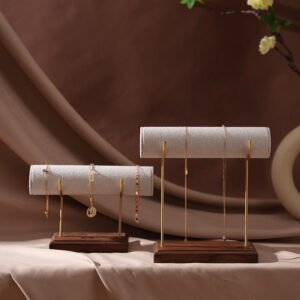 Walnut Wood T Bar Bracelet Display Stand ()