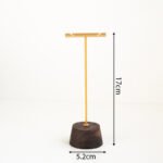 Walnut Wooden T bar Earring Display Stand 3