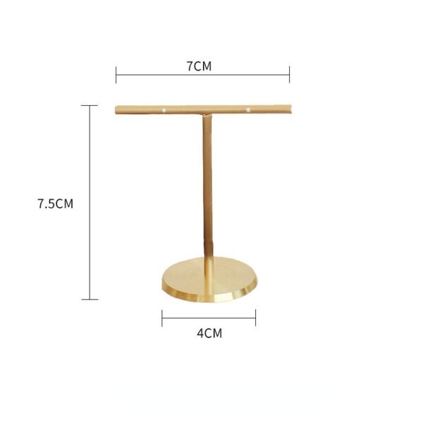 brass t bar earring stand 5