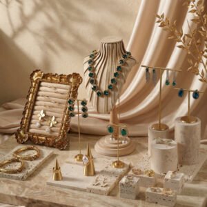 Antique jewelry frame holder for earring ring