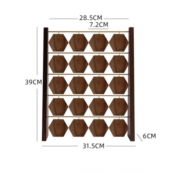 wooden earring display stand 2