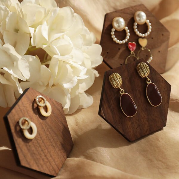 wooden earring display stand 5