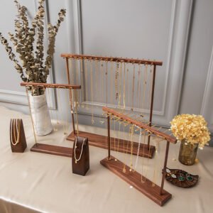 Wooden Necklace Display Stand