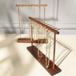 wooden necklace hanger stand 4