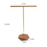 wooden t bar earring display stand 3