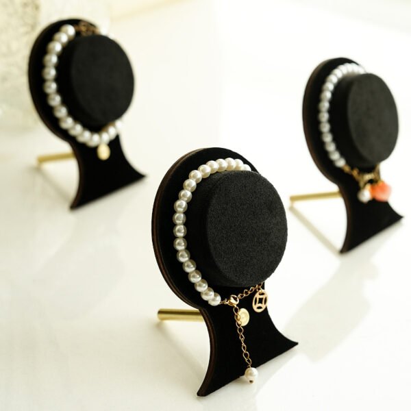 Black Beaded Bracelet Display Holder ()