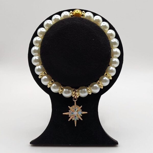 Black Beaded Bracelet Display Holder