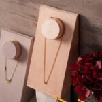 Elegant Velvet Necklace Display Stand ()