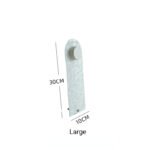 Portable White Acrylic Necklace Display Stand ()