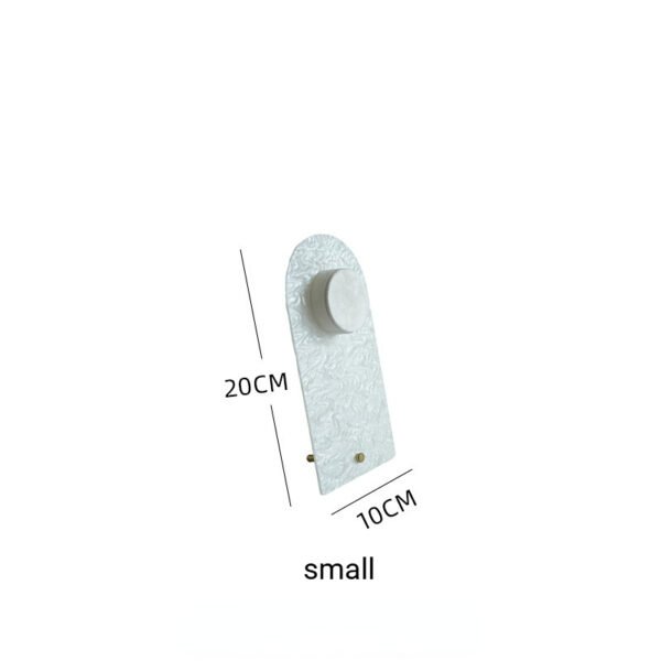 Portable White Acrylic Necklace Display Stand ()