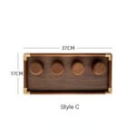 Vertical Wood Watch and Bracelet Holder ()