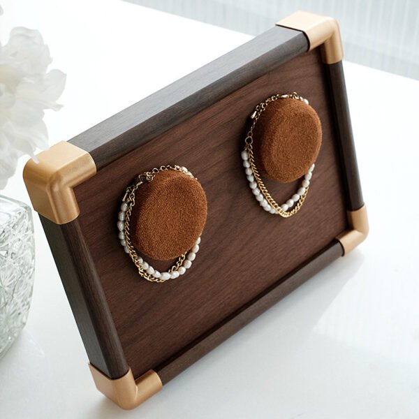 Vertical Wood Watch and Bracelet Holder ()