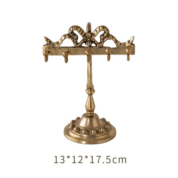 Présentoirs à bijoux en laiton baroque vintage ()