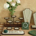 Vintage Green Jewelry Display Set ()