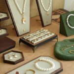 Vintage Green Jewelry Display Set ()