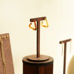 Walnut Veneer Jewelry Display Set ()