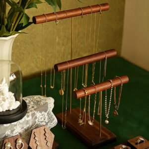 Wood Walnut Tier Bracelet Holder ()