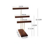Wood Walnut Tier Bracelet Holder ()