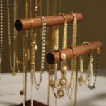 Wood Walnut Tier Bracelet Holder ()