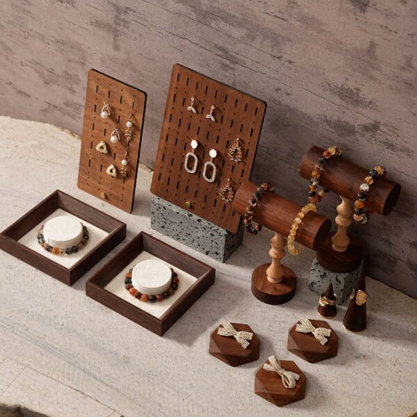 Wooden T Bar Display Stand for Watch Bangle and Bracelet ()