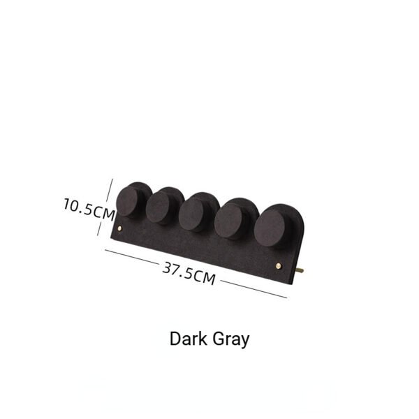 dark grayVelvet Bracelets Display Holder for Bracelets ()