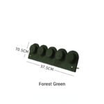 forest green Velvet Bracelets Display Holder for Bracelets ()