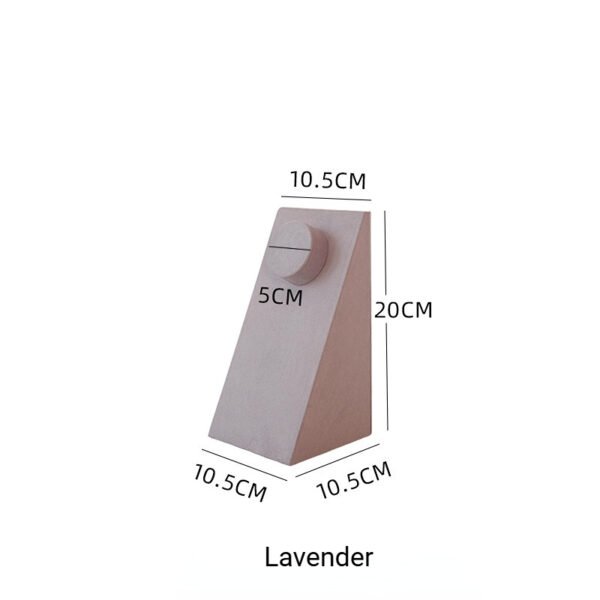 purple Elegant Velvet Necklace Display Stand ()