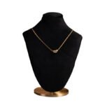 Black Velvet Necklace Bust Stand ()