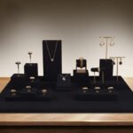 Black Velvet T Bar Earring Display Stand for Studs ()