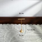 Gold Metal T Bar Earring Display Stand for Craft Shows ()