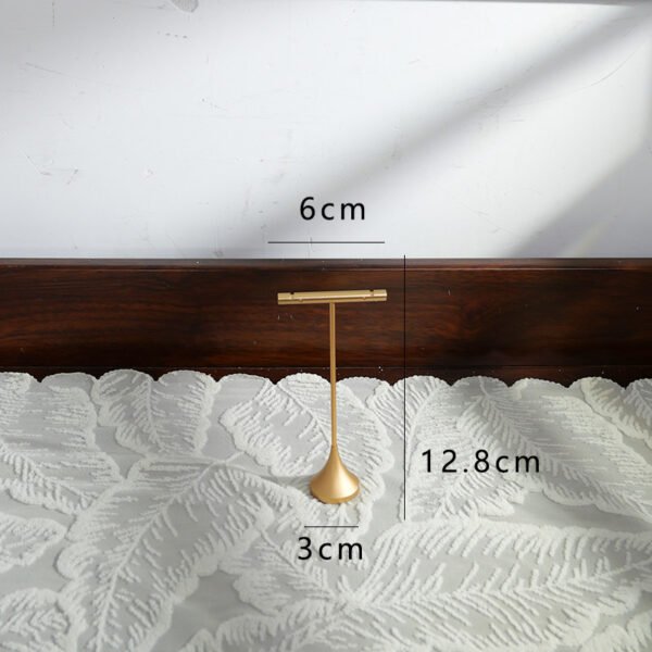 Gold Metal T Bar Earring Display Stand for Craft Shows ()