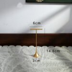 Gold Metal T Bar Earring Display Stand for Craft Shows ()