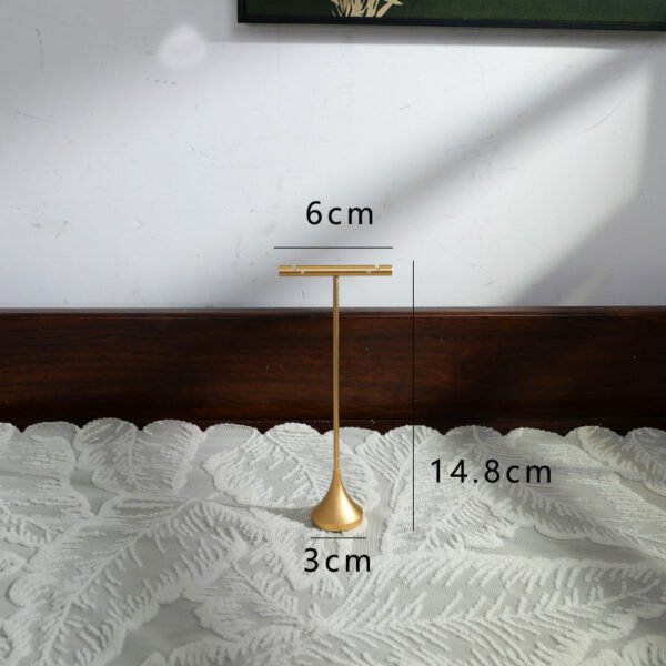 Gold Metal T Bar Earring Display Stand for Craft Shows ()