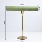 Green Tall T Bar Necklace and Bracelet Display Stand ()