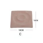 Rosa Samt-Schmuck-Display-Tablett für Ring, Halskette und Armband ()